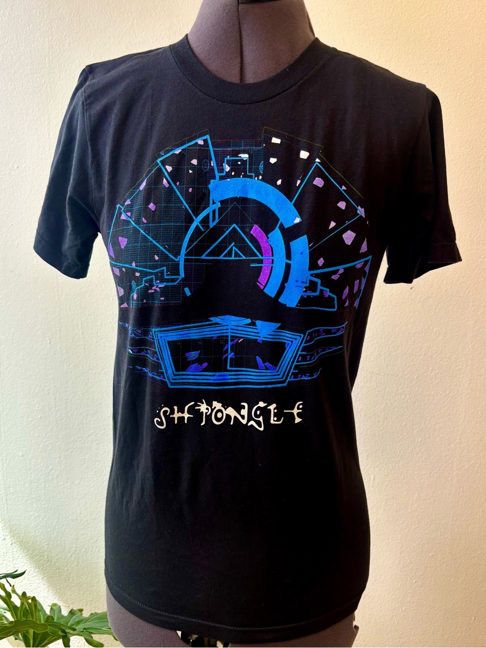 😈 Deadstock vintage Y2K Shpongle music unisex XS Futuristic rare gem tshirt